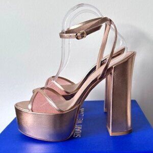 Stuart Weitzman Noche Skyhigh 145 Platform Sandal - Size 9.5